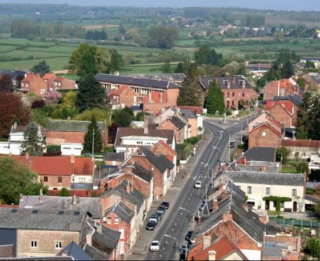 Vue du clocher de Berlaimont