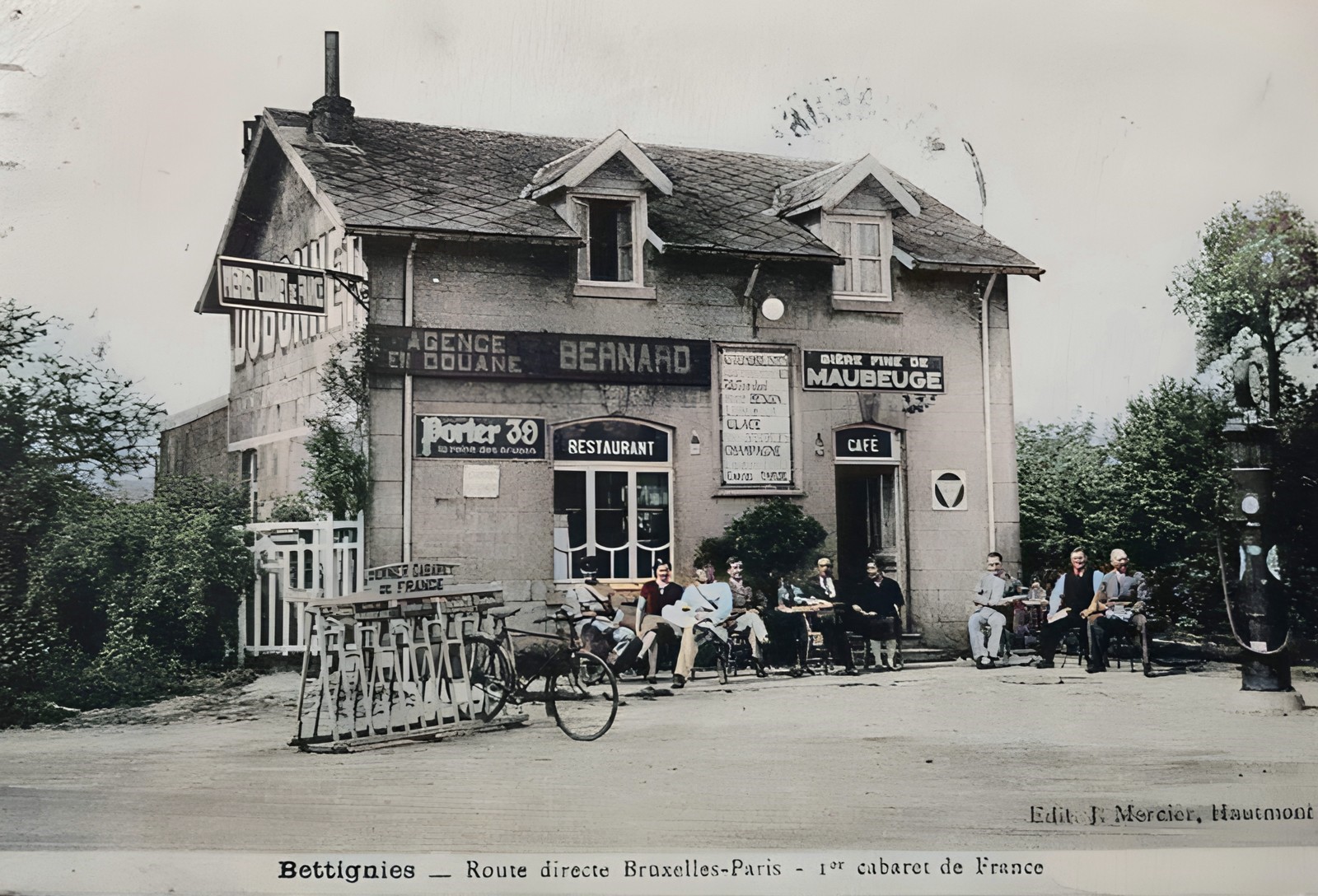 Le café de la frontière à Bettignies