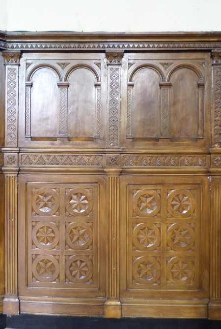Eglise de Bettignies, boiseries du choeur.