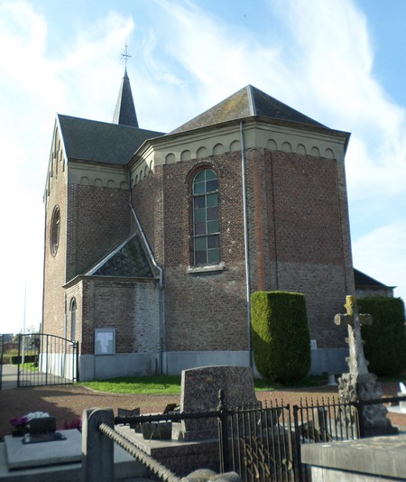 Eglise de Bettignies, le chevet