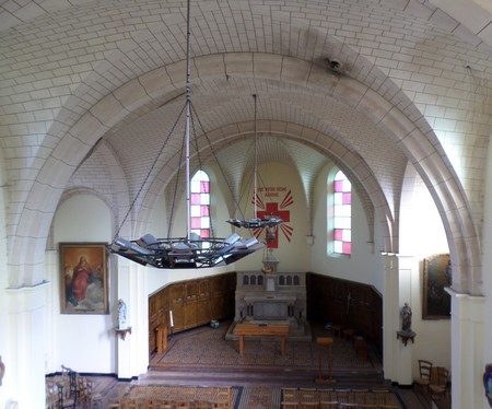 Eglise de Bettignies, le choeur.
