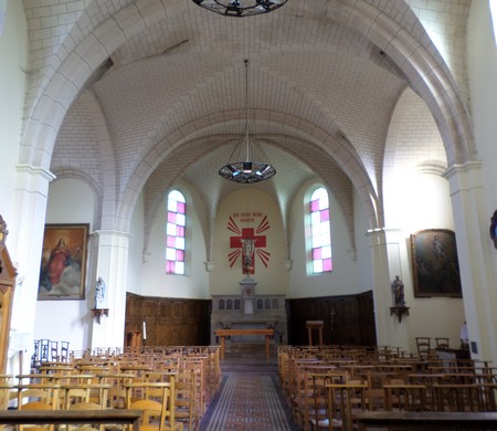 Eglise de Bettignies, la nef.