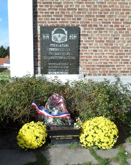 Bettignies, monument aux morts
