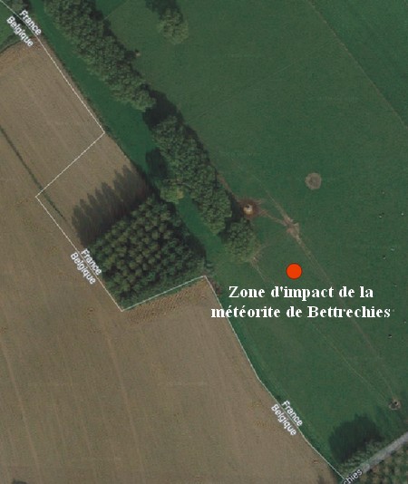 Zone d'impact de la Météorite de Bettrechies.