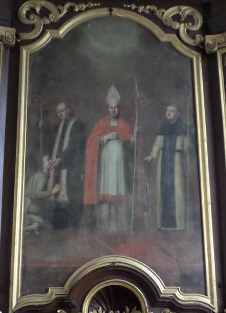 Eglise Saint-Martin de Beugnies, tableau de st Martin