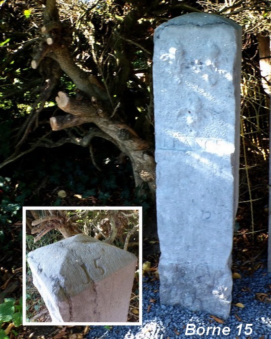 Frontière franco-belge, borne N° 15