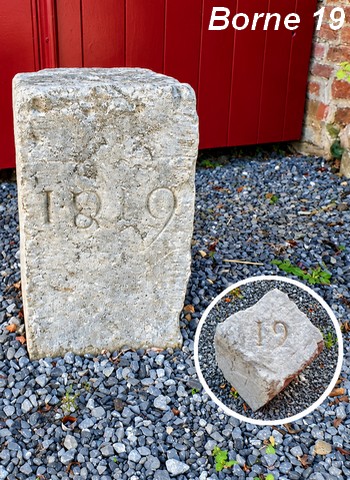Frontière franco-belge, borne N° 19