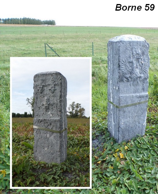 Frontière franco-belge, borne N° 59