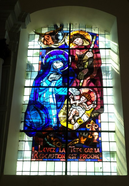 Eglise de Bousies, vitrail.