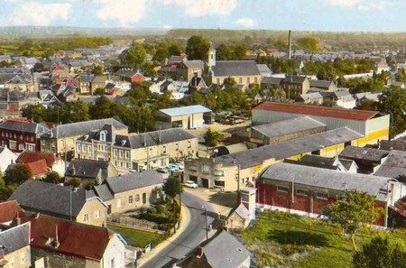 Vue aérienne de Bousies