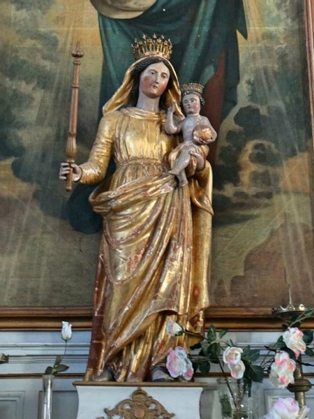 Bousignies sur Roc: église, Vierge