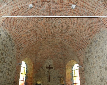 Eglise St Marcel à Boussières sur Sambre, la voûte