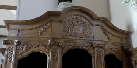 Eglise de Cartignies, détail du confessionnal.