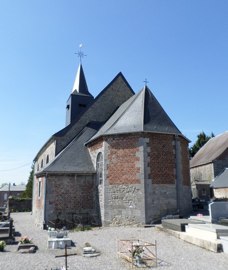 Eglise de Cerfontaine, le chevet.