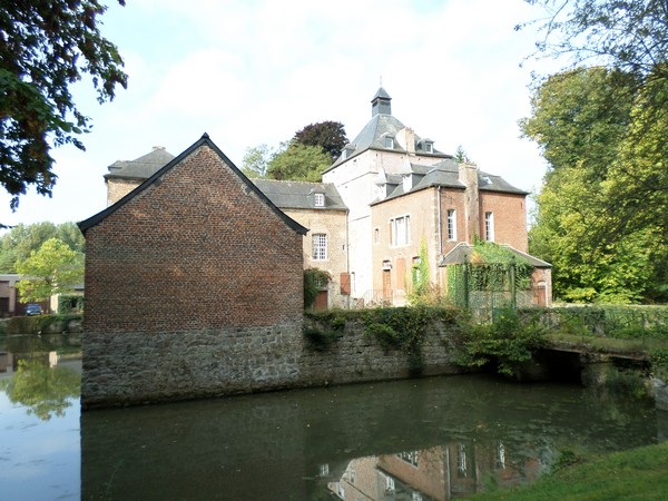 Elévation arrière  du Château d'Audignies.