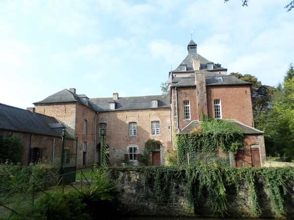 Elévation arrière  du Château d'Audignies.