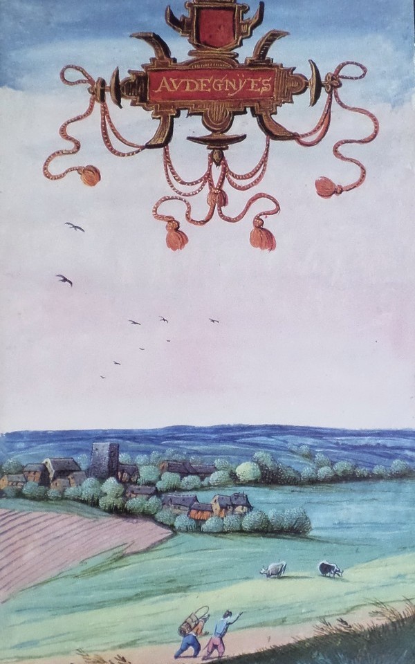 Le château d'Audignies sur les albums de Croÿ.