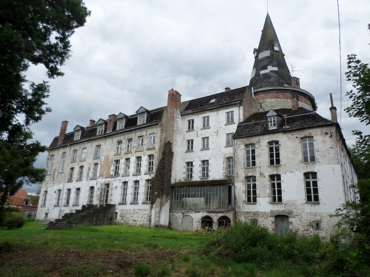 Elévation arrière du château