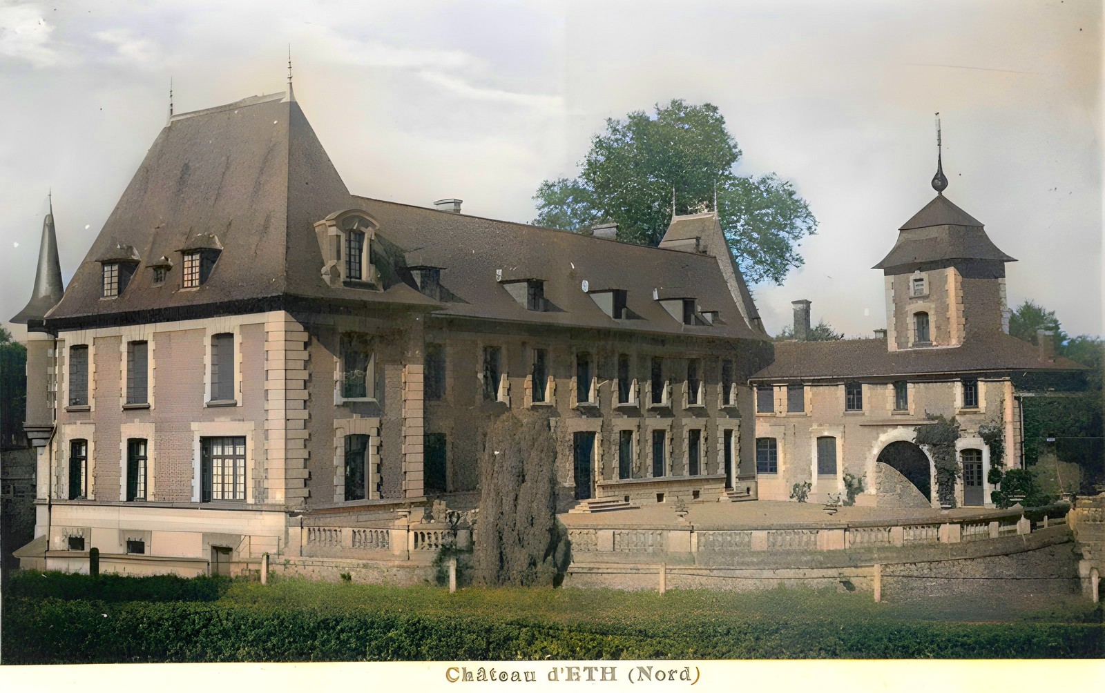 Le château d'Eth, carte postale.