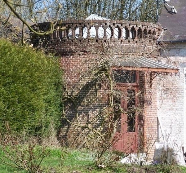 Demeure du baron de l'Epine à Gommegnies, la rotonde.