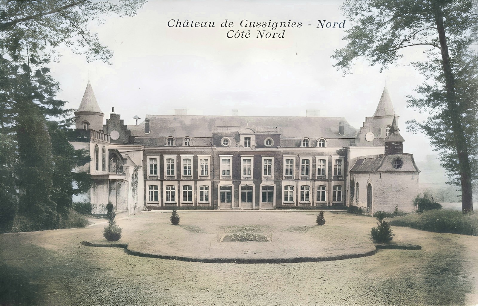 Château de Gussignies, carte postale