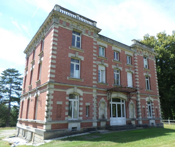 Elévation arrère du château de Mecquignies.