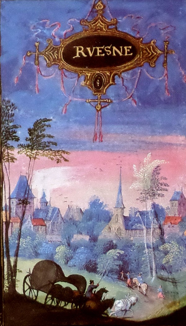 Le château de Ruesnes sur les albums de Croÿ.