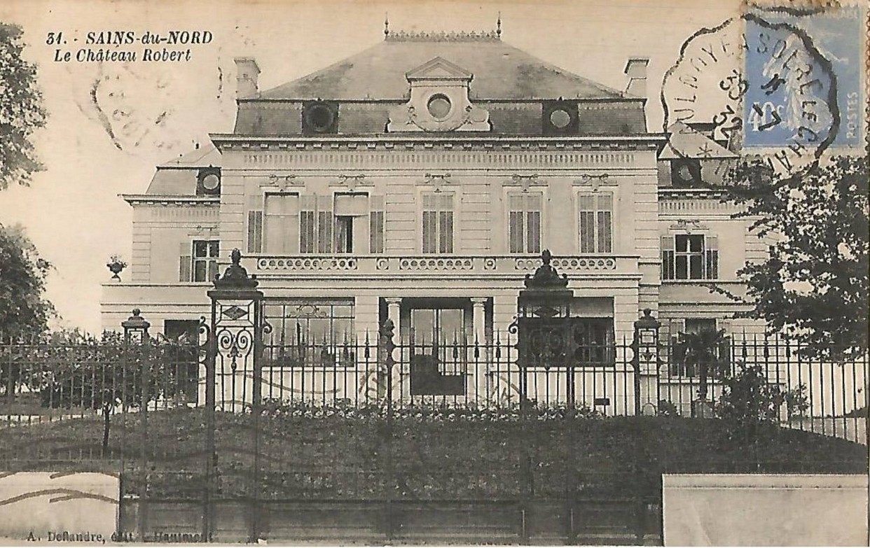 Le Domaine des Fagnes à Sains du Nord, carte postale de 1932.
