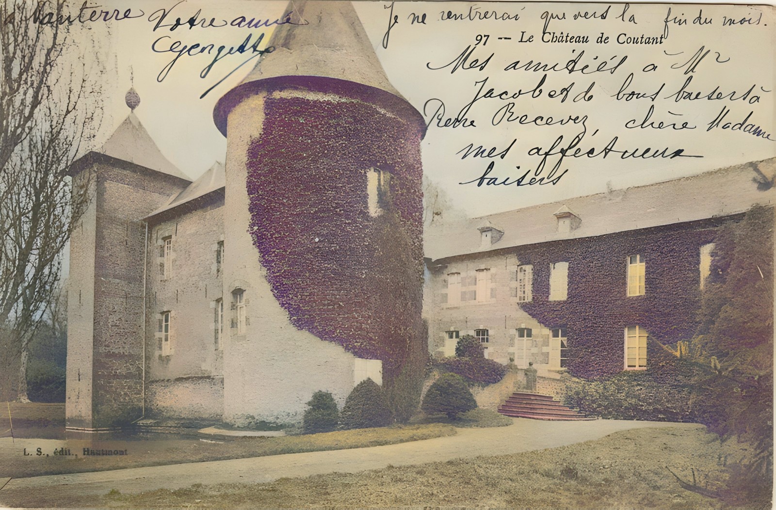 Le Château de Coutant à Saint Hilaire sur Helpe.