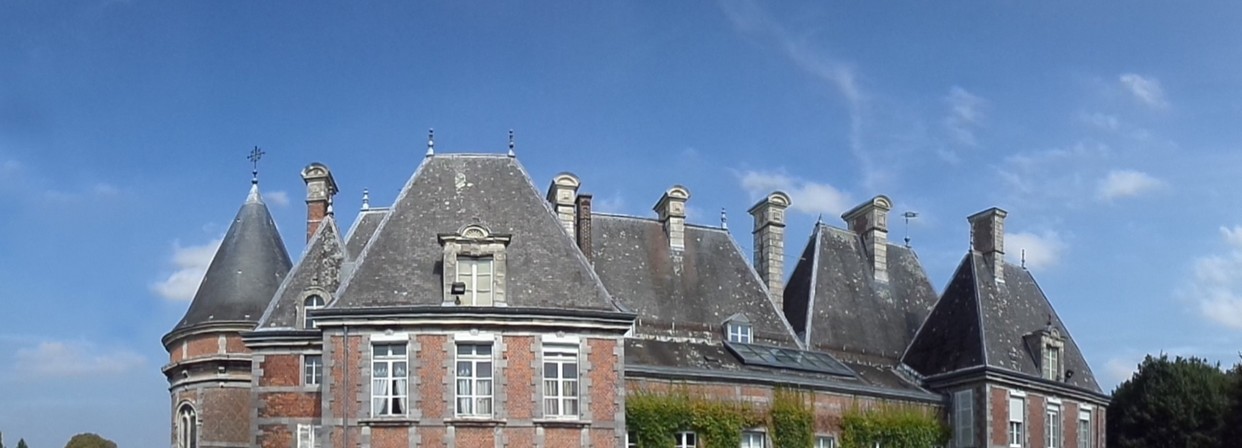 Toiture du château de Trélon