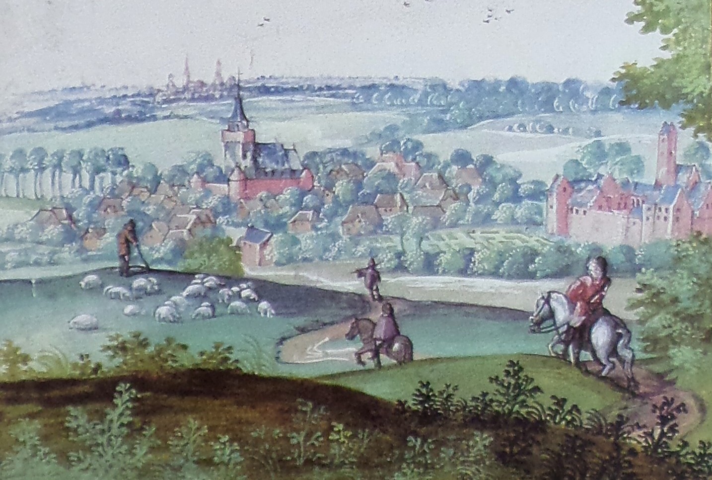 Le Château de Vendegies au bois sur les albums de Croÿ.
