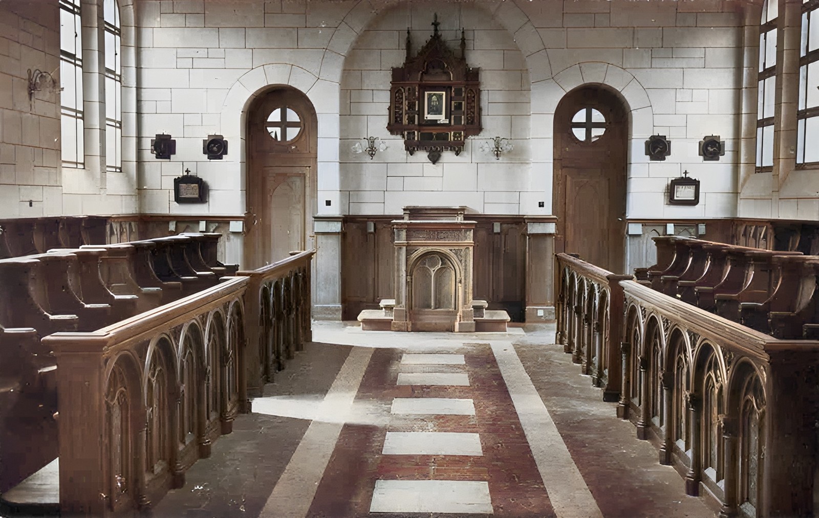La chapelle du monastère à Wargnies le Petit.