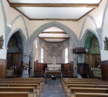 Eglise de Clairfayts, le choeur.