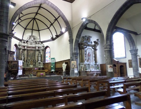 Eglise de Cousolre, les arcades.