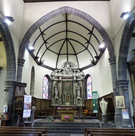 La nef de l'Église Saint-Martin