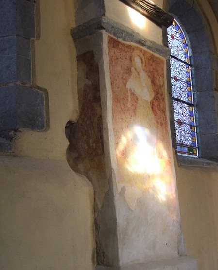 Fresque de l'église de Damousies