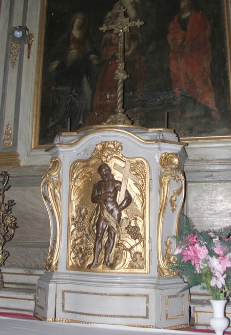 Eglise de Dimechaux, le tabernacle.
