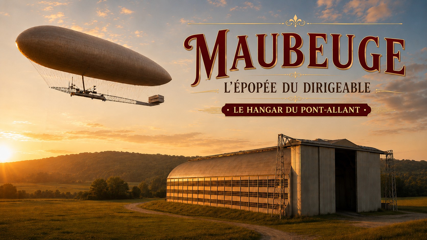 Le hangar du dirigeable à Maubeuge