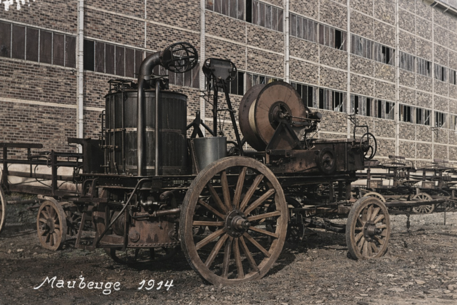Le dirigeable à Maubeuge