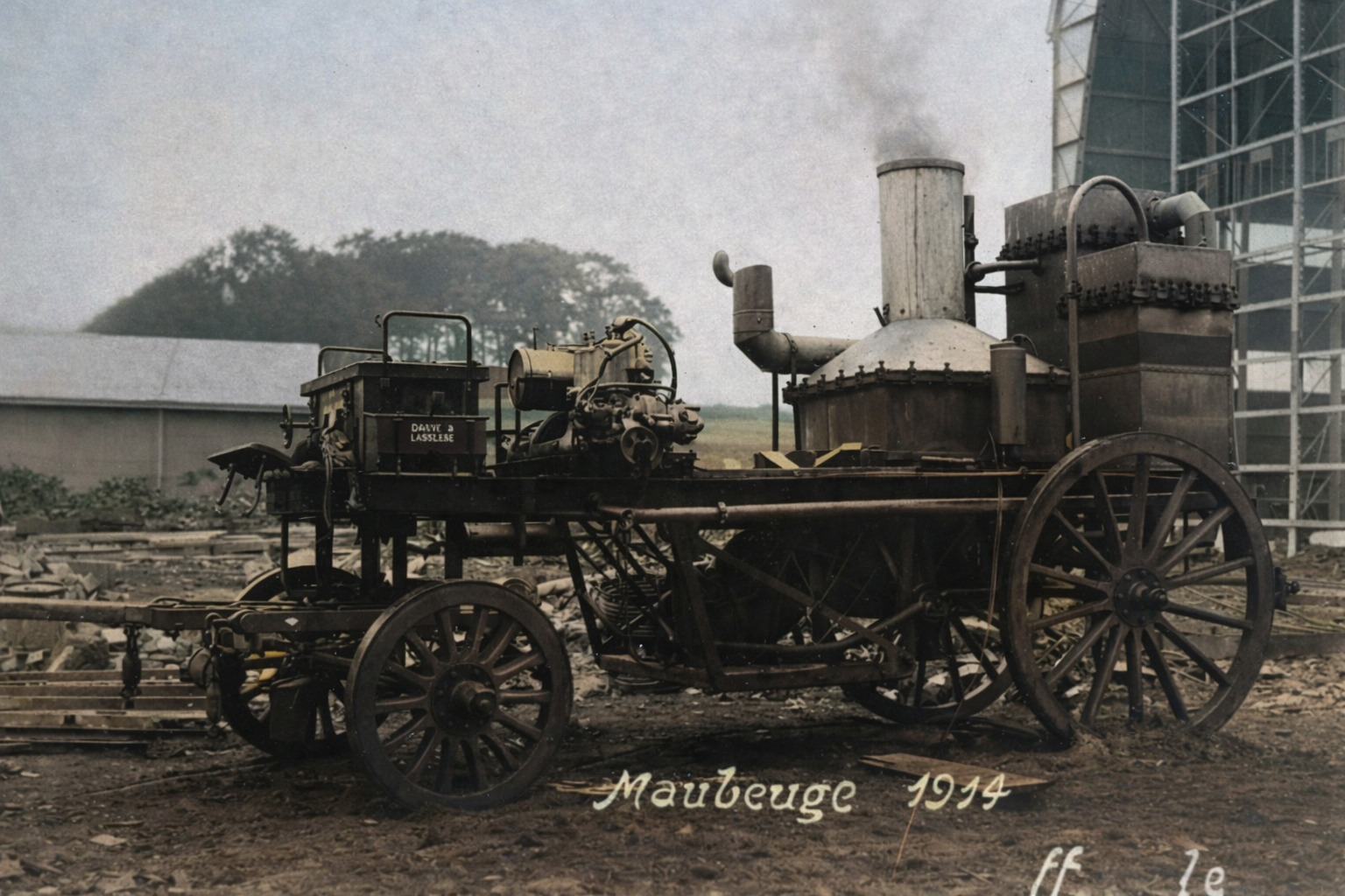 Le dirigeable à Maubeuge