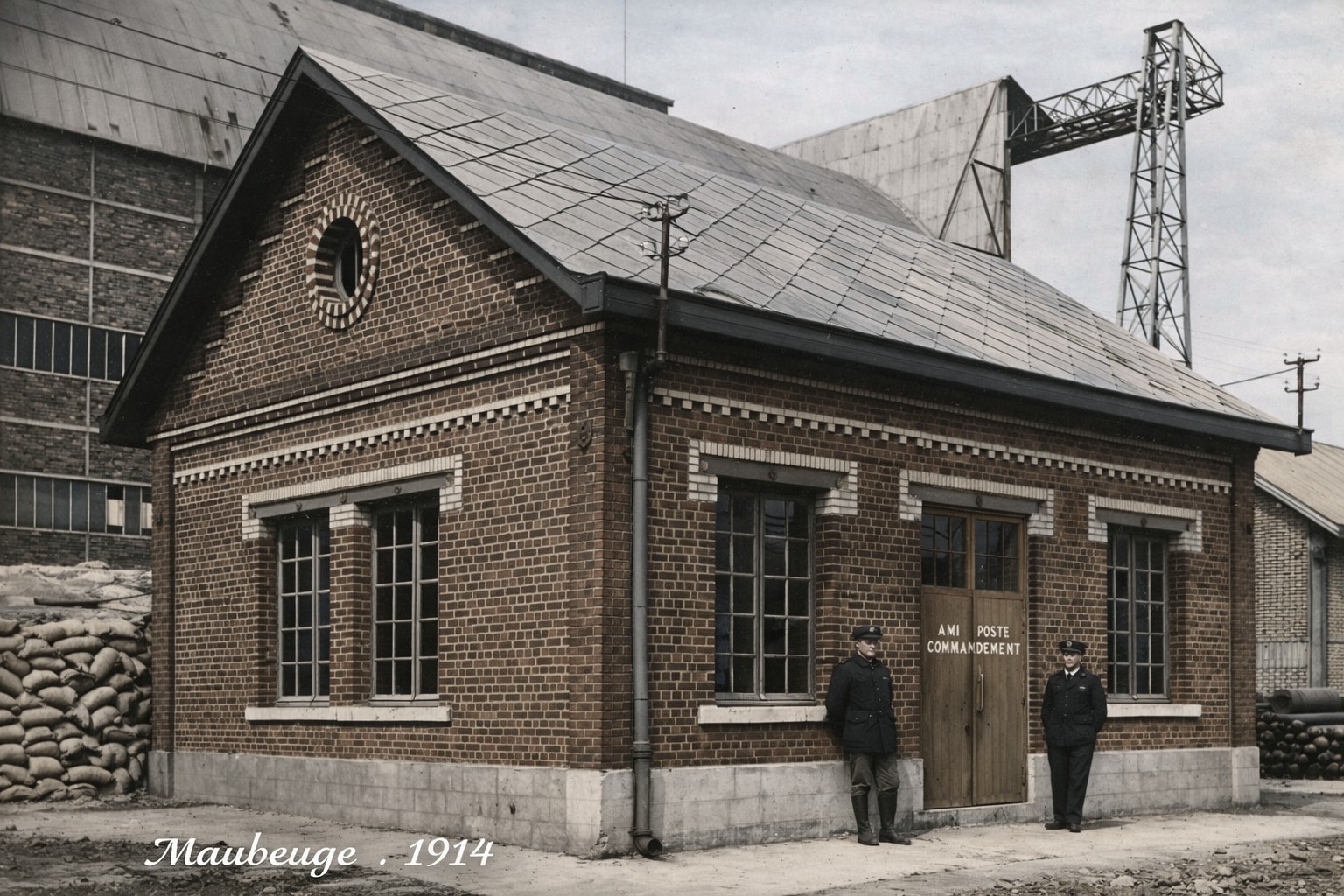 Le dirigeable à Maubeuge 