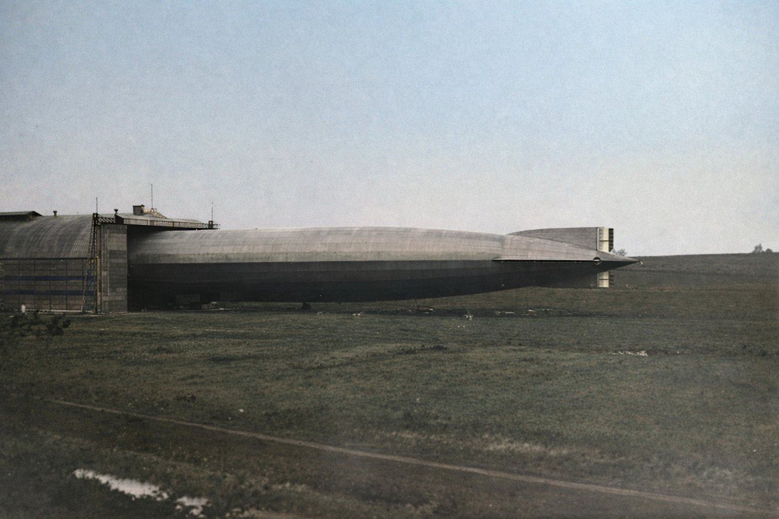 Le dirigeable à Maubeuge, le Zeppelin