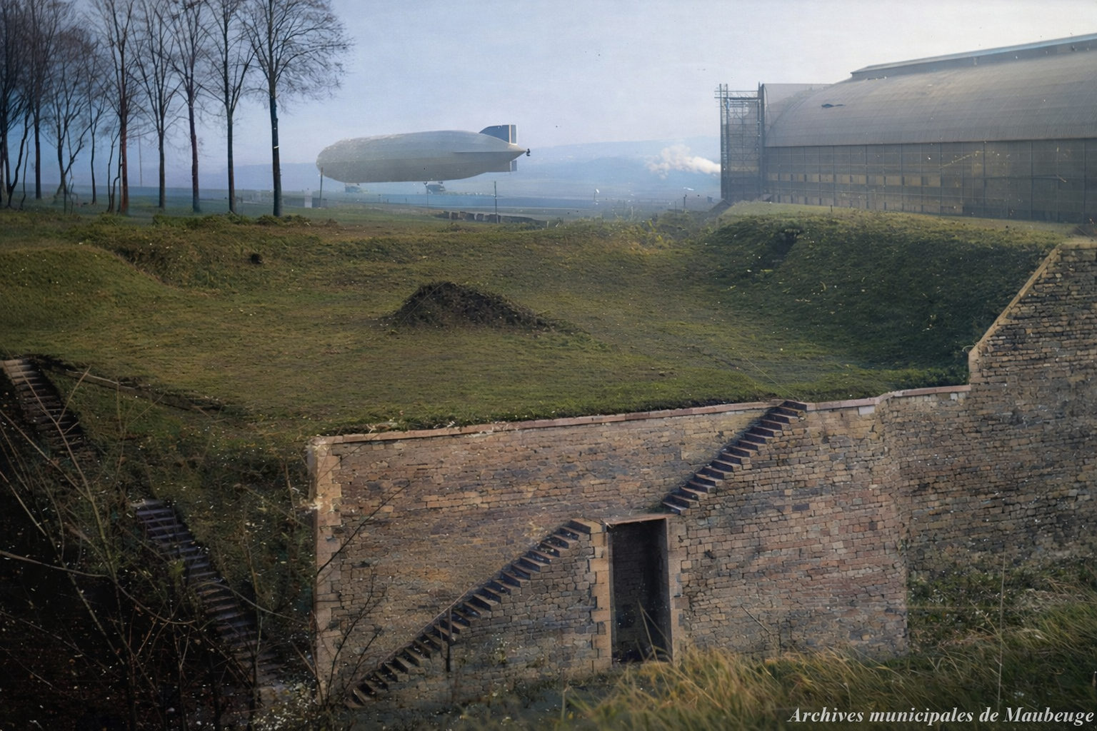 Le dirigeable à Maubeuge