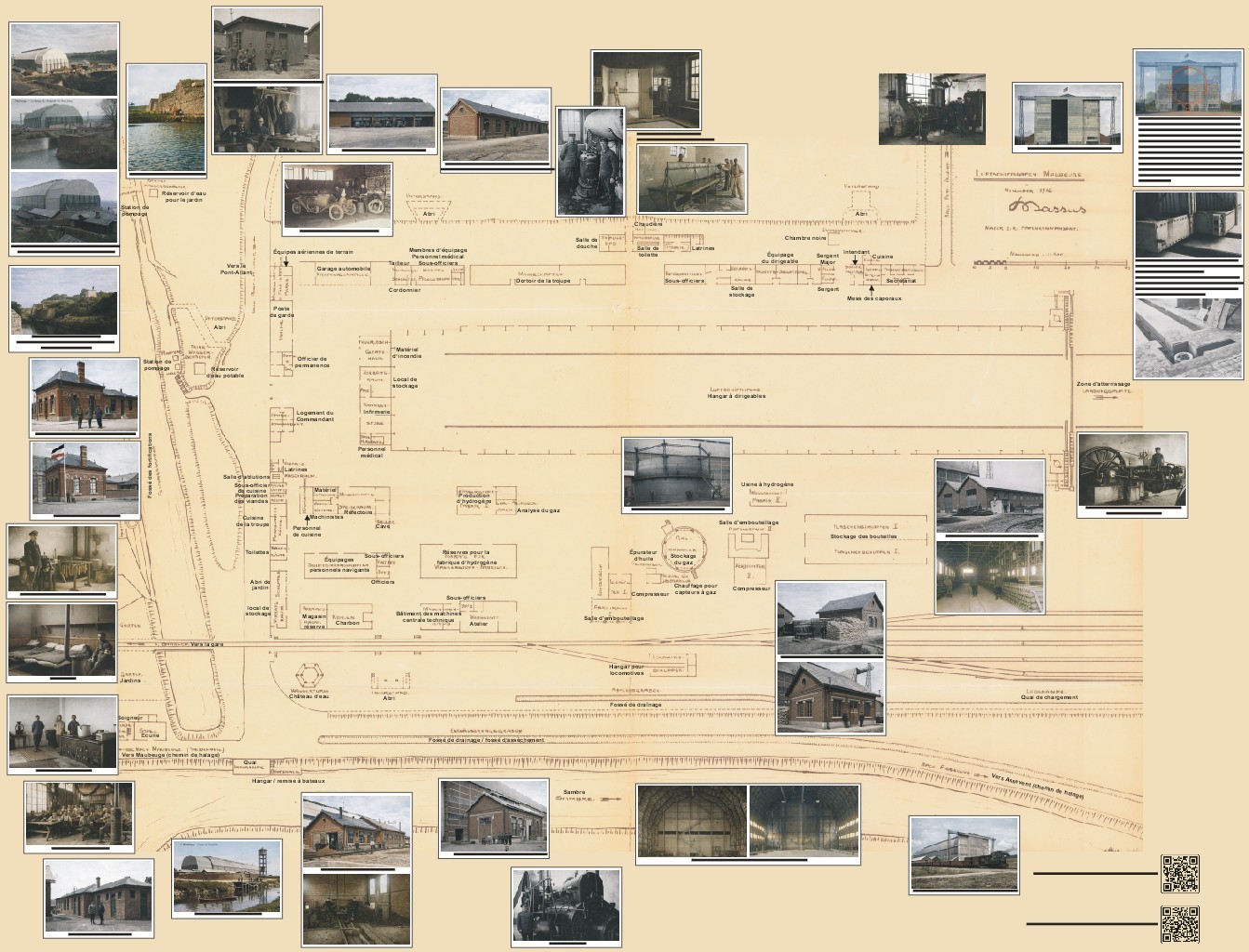 Le dirigeable à Maubeuge 