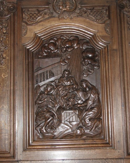 Eglise de Dompierre, panneau de la chaire