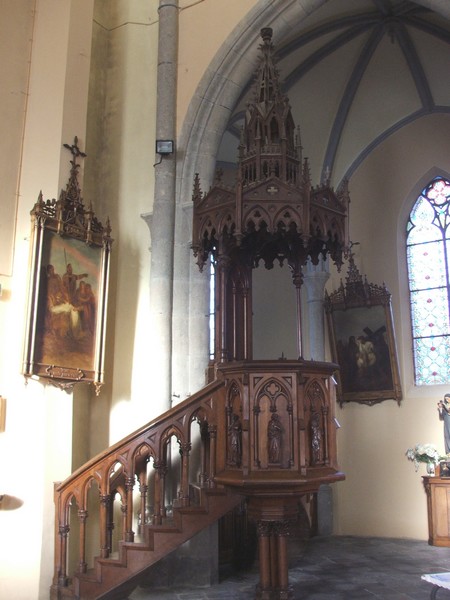 Chaire de vérité, église de Dourlers