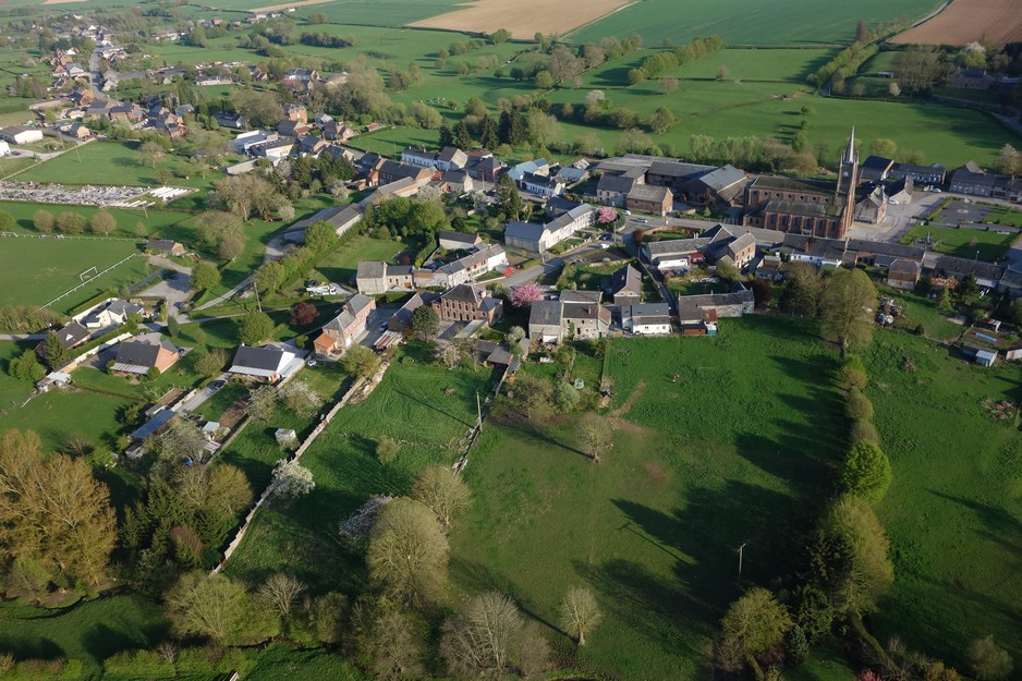 Vue aérienne de Dourlers