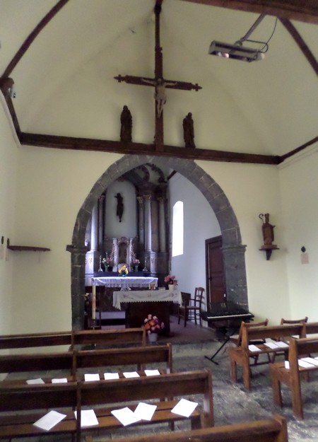 La poutre de gloire de l'église d'Eccles