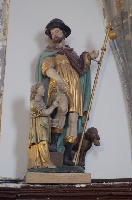 Eglise St Etienne d'Eclaibes. St Roch.