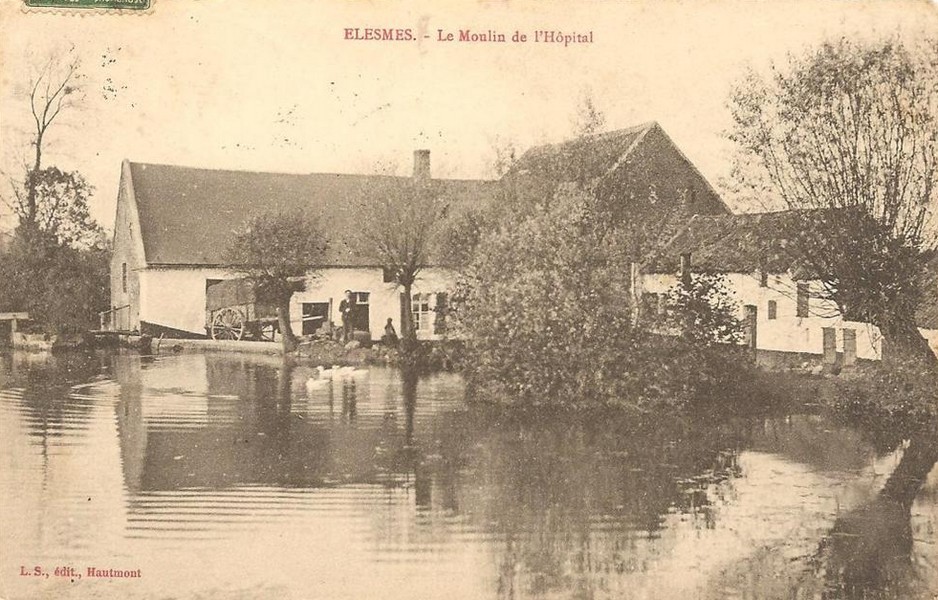 Le moulin de l'hôpital à Elesmes.